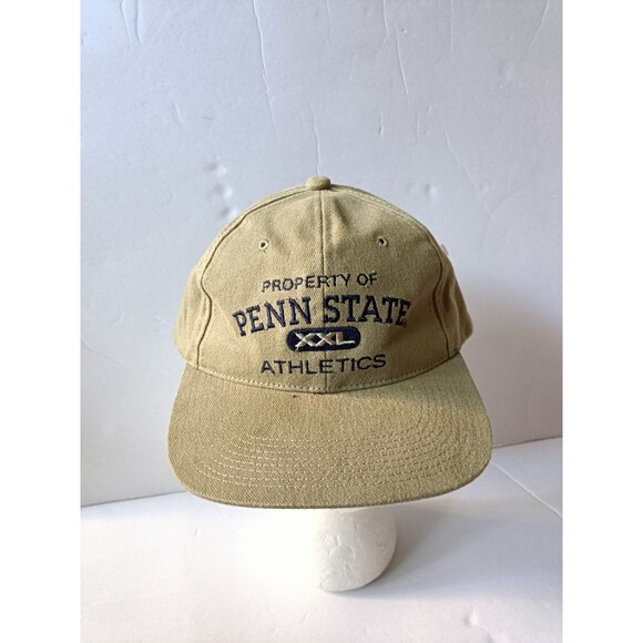 Vintage Penn State Hat Men's Beige Adjustable Strapback - Picture 1 of 8